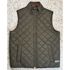 Local Boy Outfitters Men's Green Full Zip Puffer Vest Size Large